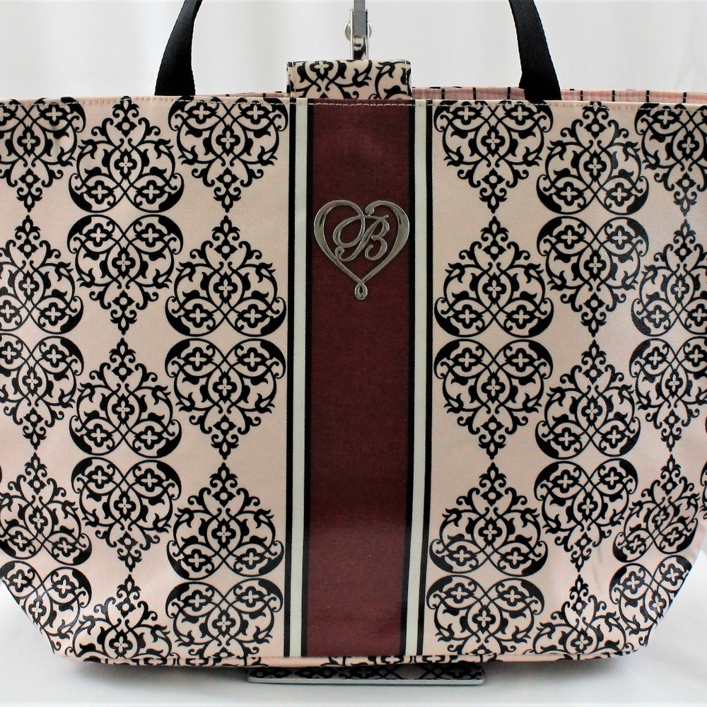 Brighton Black and Red Tote Bag - Picture 5 of 9